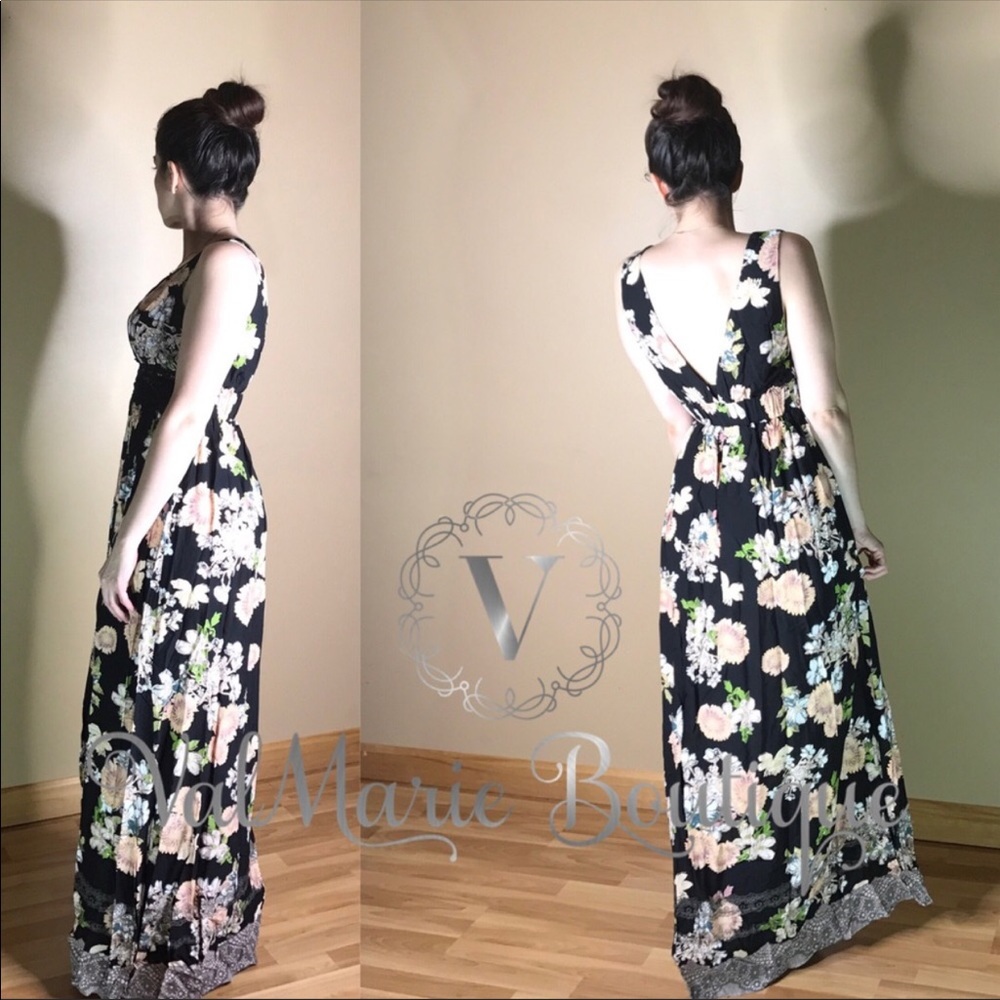 Floral lace maxi dress - Picture 5 of 5